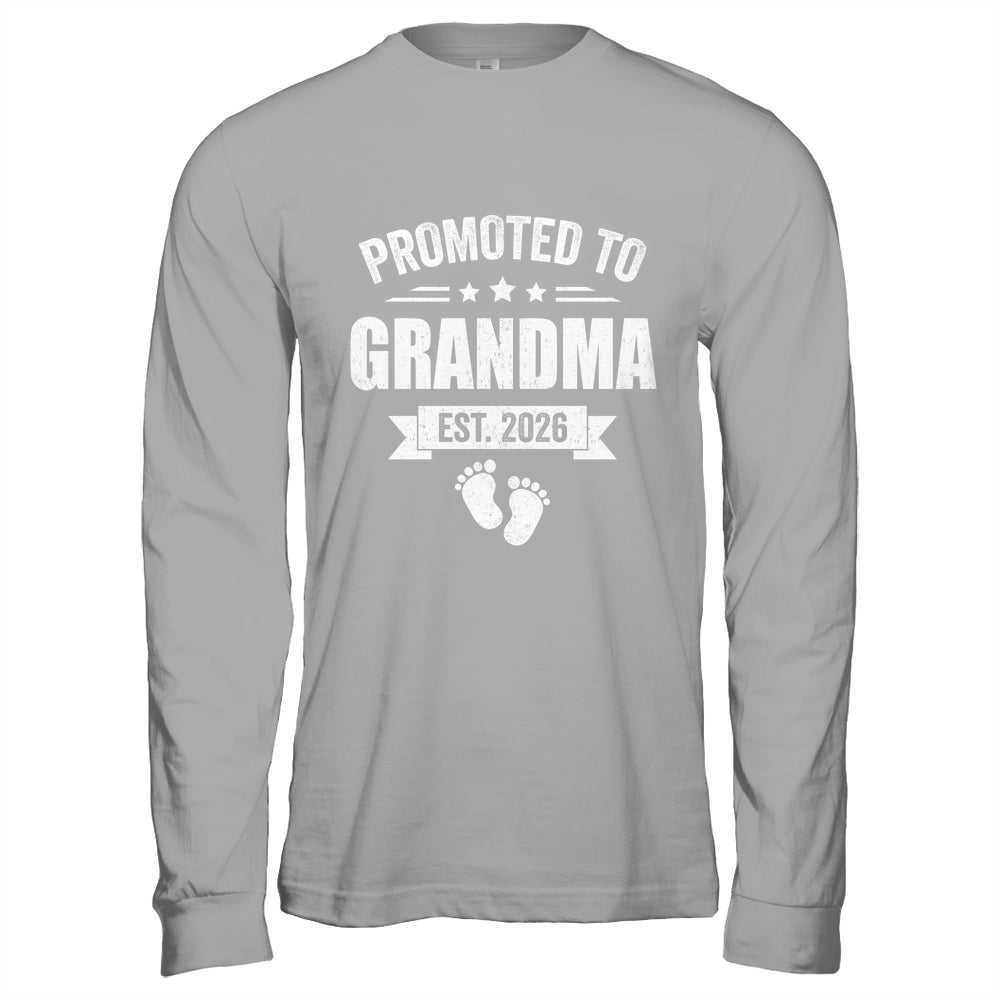 Promoted To Grandma Est 2026 Mothers Day First Time New Shirt & Hoodie | teecentury