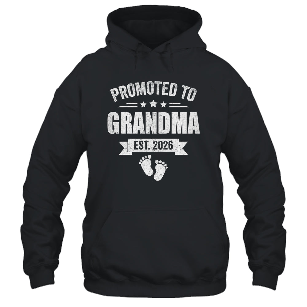 Promoted To Grandma Est 2026 Mothers Day First Time New Shirt & Hoodie | teecentury