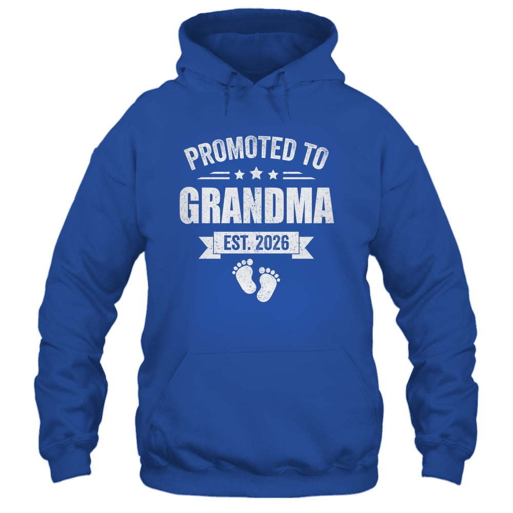 Promoted To Grandma Est 2026 Mothers Day First Time New Shirt & Hoodie | teecentury