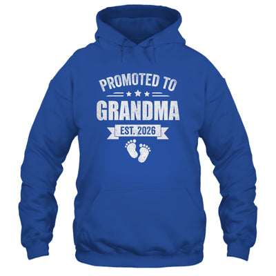Promoted To Grandma Est 2026 Mothers Day First Time New Shirt & Hoodie | teecentury