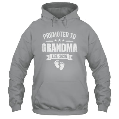 Promoted To Grandma Est 2026 Mothers Day First Time New Shirt & Hoodie | teecentury