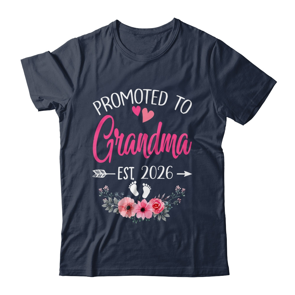 Promoted To Grandma Est 2026 Mothers Day First Time Shirt & Tank Top | teecentury