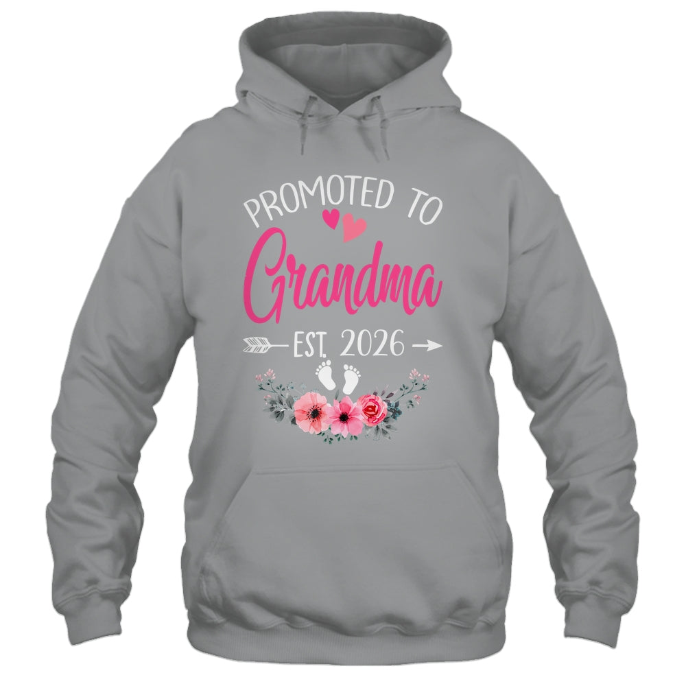 Promoted To Grandma Est 2026 Mothers Day First Time Shirt & Tank Top | teecentury