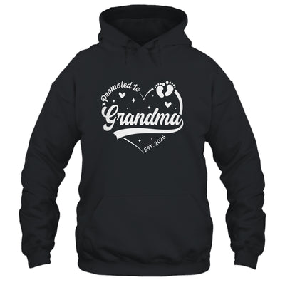 Promoted To Grandma Est 2026 Soon To Be New Grandmom Heart Shirt & Tank Top | teecentury
