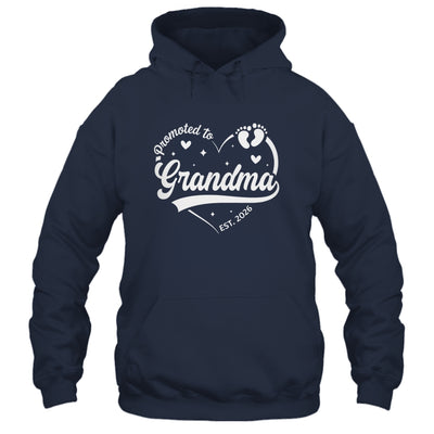 Promoted To Grandma Est 2026 Soon To Be New Grandmom Heart Shirt & Tank Top | teecentury
