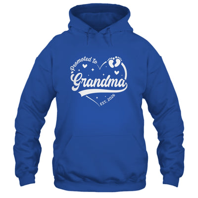 Promoted To Grandma Est 2026 Soon To Be New Grandmom Heart Shirt & Tank Top | teecentury