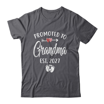 Promoted To Grandma Est 2027 Funny First Time Mothers Day Shirt & Hoodie | teecentury