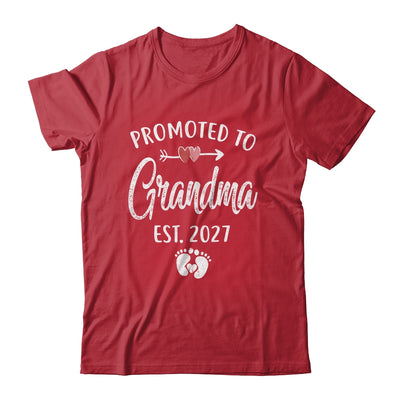 Promoted To Grandma Est 2027 Funny First Time Mothers Day Shirt & Hoodie | teecentury