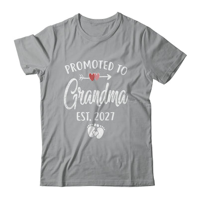 Promoted To Grandma Est 2027 Funny First Time Mothers Day Shirt & Hoodie | teecentury