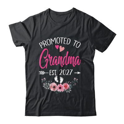 Promoted To Grandma Est 2027 Mothers Day First Time Shirt & Tank Top | teecentury