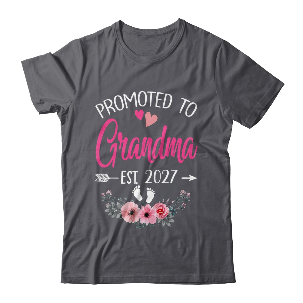 Promoted To Grandma Est 2027 Mothers Day First Time Shirt & Tank Top | teecentury