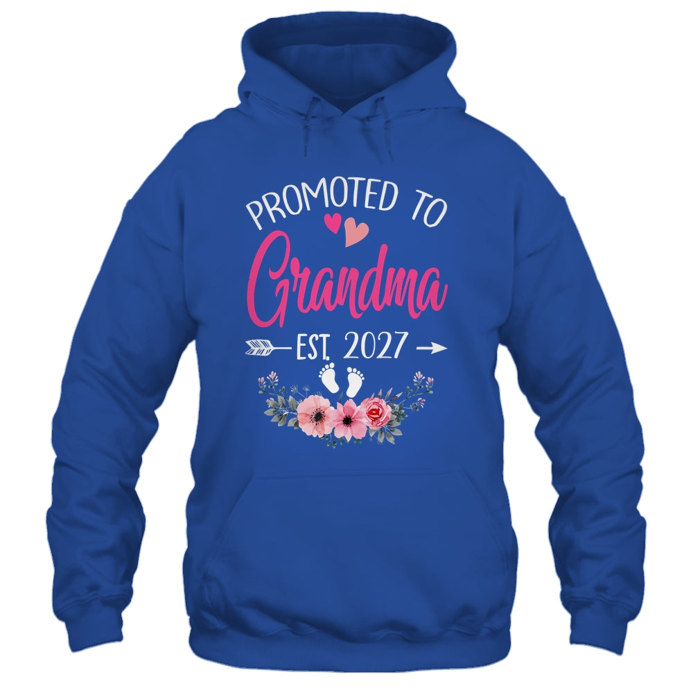 Promoted To Grandma Est 2027 Mothers Day First Time Shirt & Tank Top | teecentury
