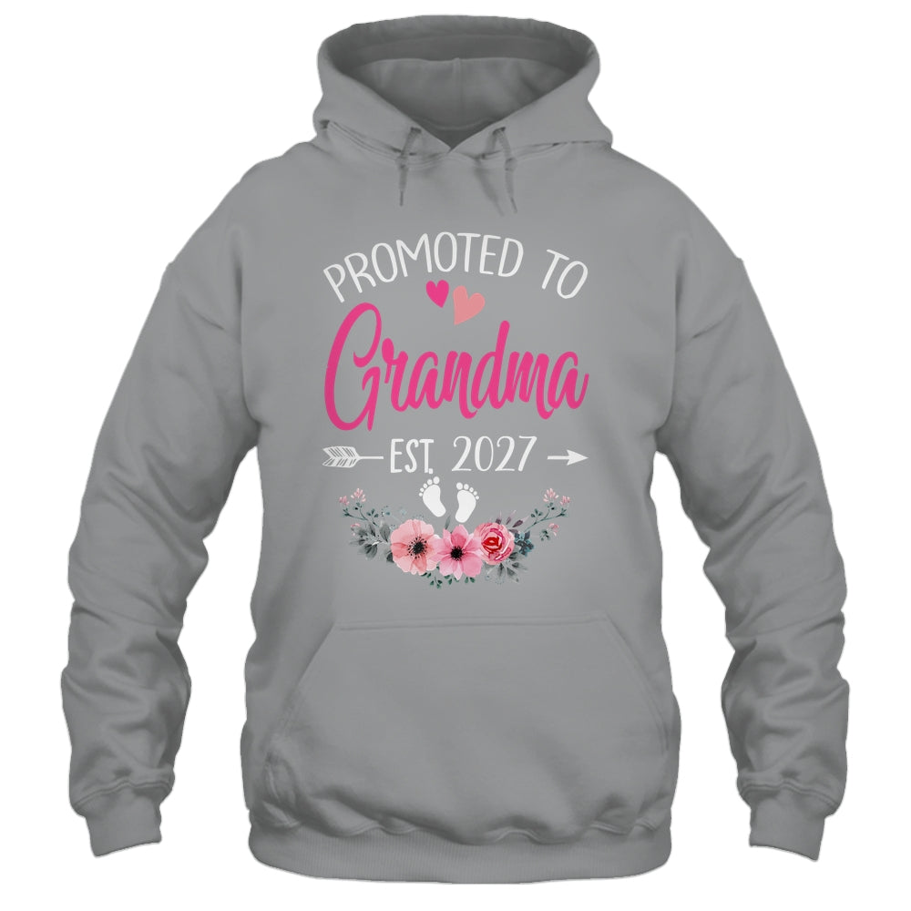 Promoted To Grandma Est 2027 Mothers Day First Time Shirt & Tank Top | teecentury