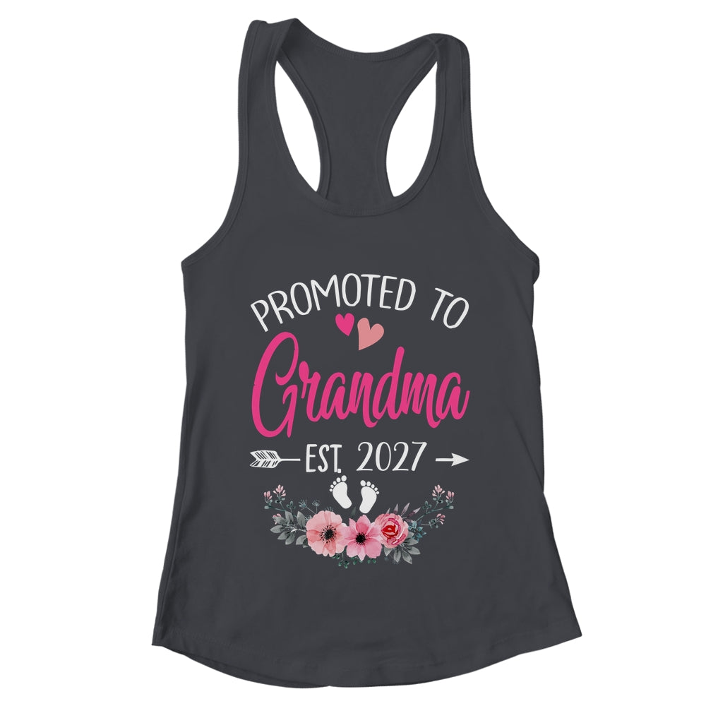 Promoted To Grandma Est 2027 Mothers Day First Time Shirt & Tank Top | teecentury