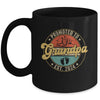 Promoted To Grandpa 2024 Pregnancy New First Grandpa Retro Mug | teecentury