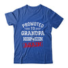 Promoted To Grandpa Again 2024 Pregnancy Announcement Shirt & Hoodie | teecentury