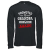 Promoted To Grandpa Again 2025 Pregnancy Announcement Shirt & Hoodie | teecentury