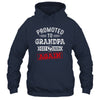 Promoted To Grandpa Again 2026 Pregnancy Announcement Shirt & Hoodie | teecentury
