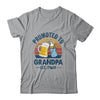 Promoted To Grandpa Est 2024 First Time Fathers Day Vintage Shirt & Hoodie | teecentury