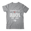 Promoted To Grandpa Est 2024 Funny First Time Fathers Day Shirt & Hoodie | teecentury