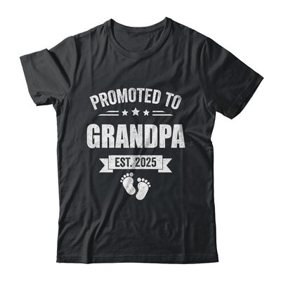 Promoted To Grandpa Est 2025 Fathers Day First Time New Shirt & Hoodie | teecentury