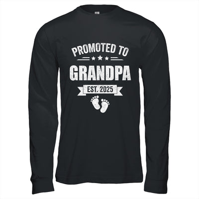 Promoted To Grandpa Est 2025 Fathers Day First Time New Shirt & Hoodie | teecentury