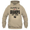 Promoted To Grandpa Est 2025 First Time Fathers Day Shirt & Hoodie | teecentury