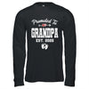 Promoted To Grandpa Est 2025 Funny First Time Fathers Day Shirt & Hoodie | teecentury