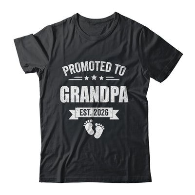 Promoted To Grandpa Est 2026 Fathers Day First Time New Shirt & Hoodie | teecentury