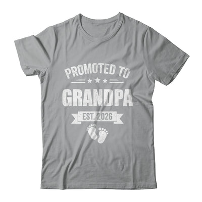Promoted To Grandpa Est 2026 Fathers Day First Time New Shirt & Hoodie | teecentury