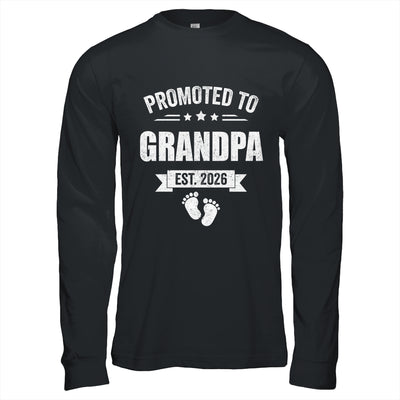 Promoted To Grandpa Est 2026 Fathers Day First Time New Shirt & Hoodie | teecentury