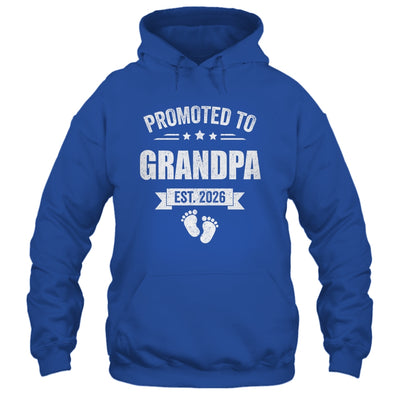 Promoted To Grandpa Est 2026 Fathers Day First Time New Shirt & Hoodie | teecentury