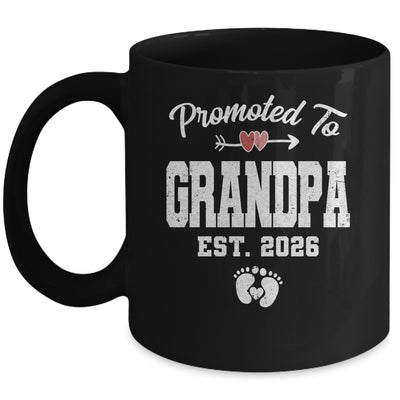 Promoted To Grandpa Est 2026 Funny First Time Fathers Day Mug | teecentury