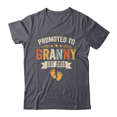 Promoted To Granny 2025 Retro Soon To Be Granny Est 2025 Shirt & Hoodie | teecentury