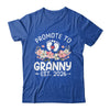 Promoted To Granny 2026 First Time Floral New Granny Shirt & Hoodie | teecentury