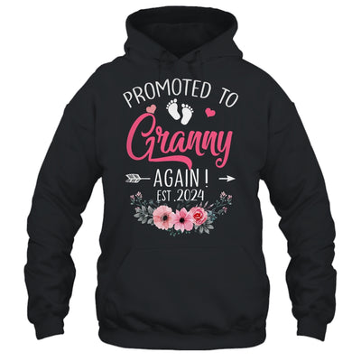 Promoted To Granny Again Est 2024 Mothers Day Shirt & Tank Top | teecentury