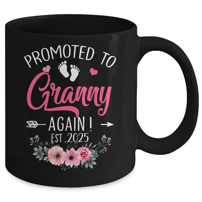 Promoted To Granny Again Est 2025 Mothers Day Mug | teecentury
