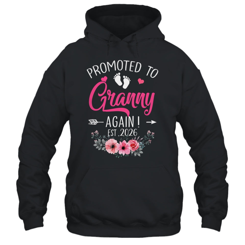 Promoted To Granny Again Est 2026 Mothers Day Shirt & Tank Top | teecentury