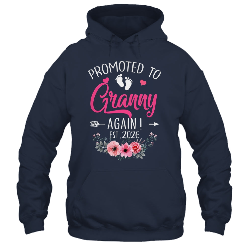 Promoted To Granny Again Est 2026 Mothers Day Shirt & Tank Top | teecentury