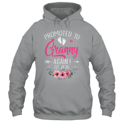 Promoted To Granny Again Est 2026 Mothers Day Shirt & Tank Top | teecentury