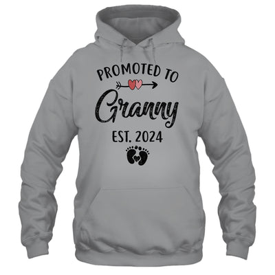 Promoted To Granny Est 2024 First Time Mothers Day Shirt & Tank Top | teecentury