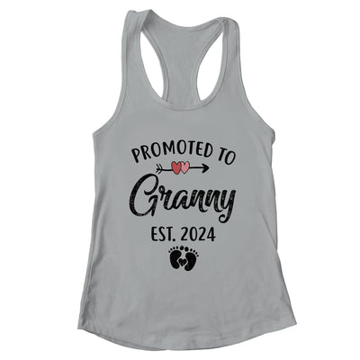 Promoted To Granny Est 2024 First Time Mothers Day Shirt & Tank Top | teecentury