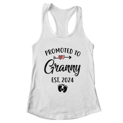 Promoted To Granny Est 2024 First Time Mothers Day Shirt & Tank Top | teecentury