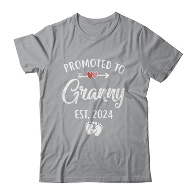 Promoted To Granny Est 2024 Funny First Time Mothers Day Shirt & Tank Top | teecentury