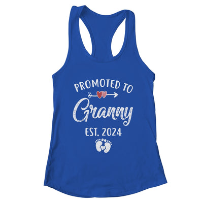 Promoted To Granny Est 2024 Funny First Time Mothers Day Shirt & Tank Top | teecentury