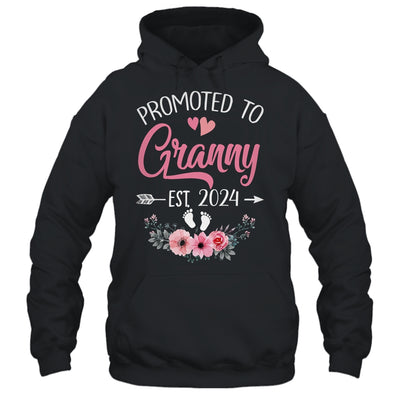 Promoted To Granny Est 2024 Mothers Day First Time Shirt & Tank Top | teecentury