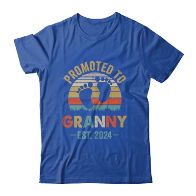 Promoted To Granny Est 2024 Mothers Day Vintage Shirt & Tank Top | teecentury