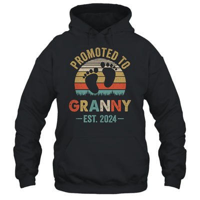 Promoted To Granny Est 2024 Mothers Day Vintage Shirt & Tank Top | teecentury