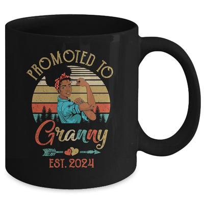 Promoted To Granny Est 2024 Vintage First Time Granny Mug | teecentury