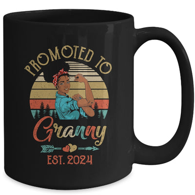 Promoted To Granny Est 2024 Vintage First Time Granny Mug | teecentury